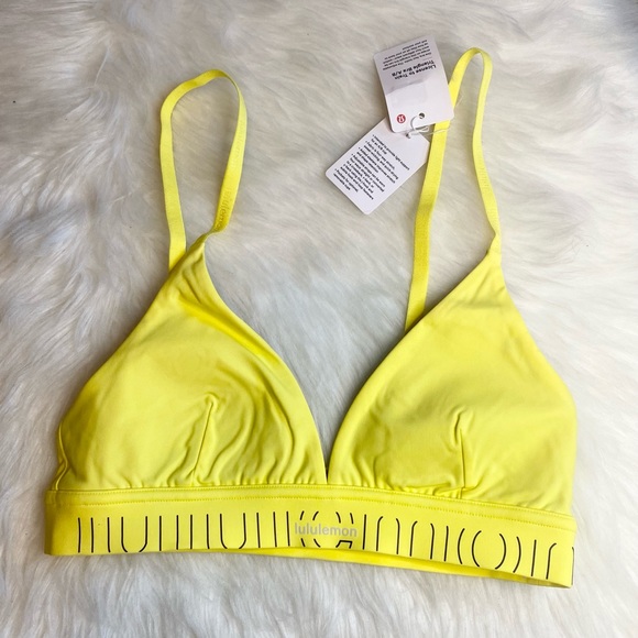 lululemon athletica Other - Lululemon License to Train Triangle Bra Light Support A/B Cup Logo Size 4 BEAY